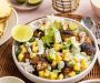 Blackened Chicken Bowls with Pineapple Salsa & Cilantro Lime Crema